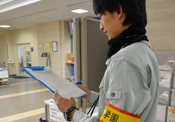 空気環境測定の様子イメージ